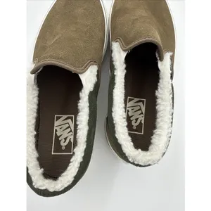 Vans Classic Slip-On Sherpa Kangaroo Women's 8.5 Men's 7 Brown Sneakers thumbnail 5