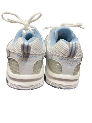 New Balance 857 wms white baby blue low top sneakers sz 9D SKU 10-370 thumbnail 12