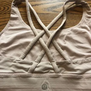 Lululemon Energy Bra  Long Line  Light Pink thumbnail 7
