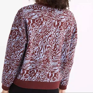 Madewell (Re)sourced Cotton Oversized Sweatshirt in Tigerized Print thumbnail 2