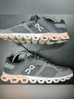 On Cloud Women’s Size 9.5 Cloudflow Rock Rose Gray Running Shoes thumbnail 2