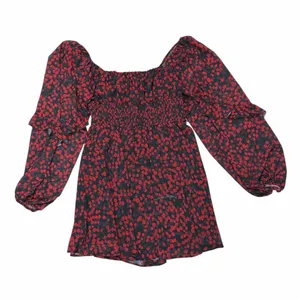 Hutch Anthropologie Ruffle Puff Sleeve Flounce Smocked Romper thumbnail 3
