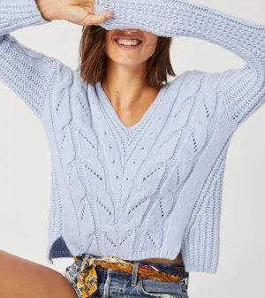 Anthropologie Ramona Cable-Knit Sweater thumbnail 1