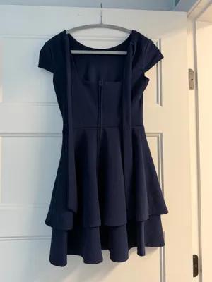 Navy mini dress Blue Size 2 thumbnail 2