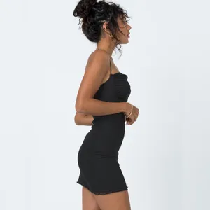 Princess Polly Sugar Mini Dress in Black Size 2 New with tag thumbnail 5