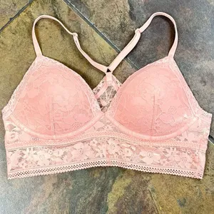 Victoria’s Secret Pink Lace Pull-on Razorback Bra Light Padding Medium thumbnail 3