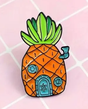 SpongeBob SquarePants pineapple pin￼ Orange thumbnail 2