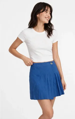 Entro Tennis Skirt Small Blue NWT Athletic Activewear Y2K Cute Retro thumbnail 1