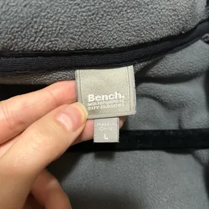 Bench Black Longline Softshell Fleeced Lined Hoodie Jacket Size Large Zip Up thumbnail 2