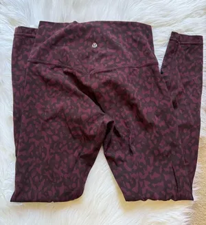 lululemon Align High-Rise Pant 28" Formation Camo Dark Adobe Multi Size 8 thumbnail 1