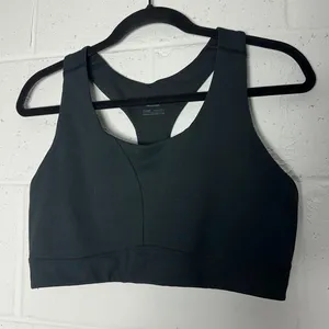 REI Co Op Womens Black Racerback Sports Bra‎ XL Athletic Workout Gym thumbnail 1