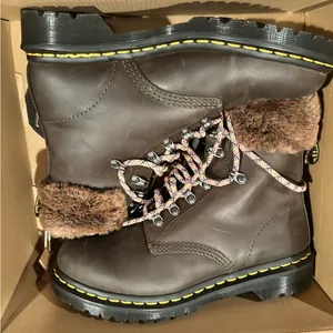 Dr Martens Brown Serena Hiking Casual Boots 8 thumbnail 1