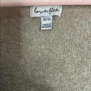 Wilfred Taupe Love Fire Button-Up Crop Cardigan thumbnail 2