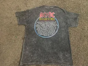 AC/DC Washed Tee Size Large thumbnail 7