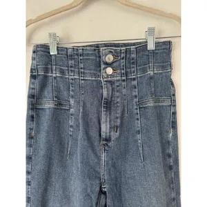 Free People We The Free Jayde High Rise Flare Jeans Size 27 thumbnail 6