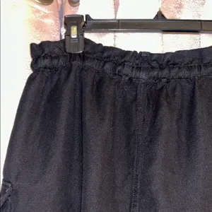 Bella Dahl Size M Black Paperbag Skirt thumbnail 8