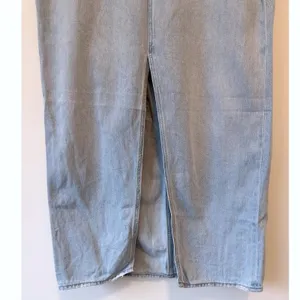 Old Navy Women's Maria Mid Rise Column Front Slit Denim Midi Skirt Size‎ 8 thumbnail 5