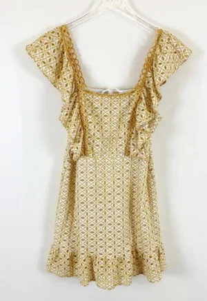 Topshop Yellow spring dress thumbnail 1