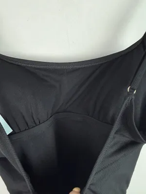 NWT Shade & Shore Ribbed Adjustable Medium Coverage One Piece Swimsuit Size XS thumbnail 10