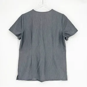 FIGS Casma Technical Collection Scrub Top Women's Size S Gray Healthcare Uniform thumbnail 3