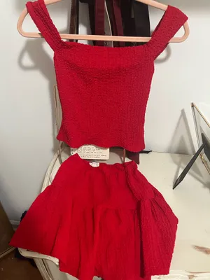 red skirt set thumbnail 2