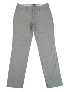 Banana Republic Sloan Striped Ankle Pants Women‎ Size 6 Cotton Stretch Preppy thumbnail 1