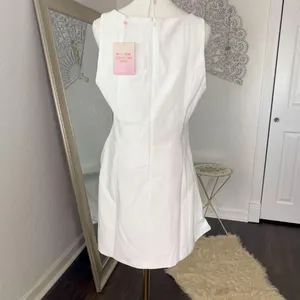 NWT Hello Molly Exclusive Sophisticated Icon Mini Dress White XL thumbnail 4