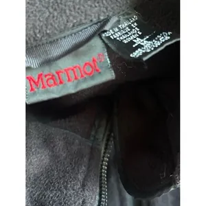 Marmot black fleece zip up jacket thumbnail 3