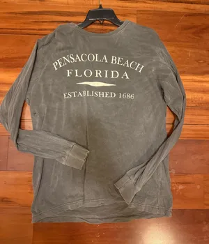 Comfort Colors Pensacola Beach Long Sleeve thumbnail 1