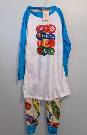 easy bears flip flop matching set NWT thumbnail 1