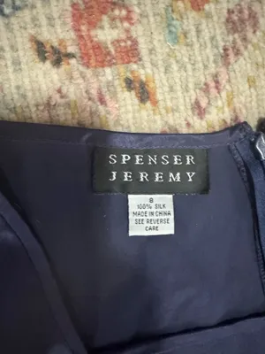 vintage Spencer Jeremy 100% silk dress thumbnail 3
