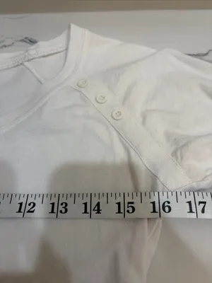 Harley Davidson white long sleeve shirt thumbnail 3