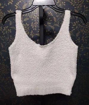 Skims Cozy Knit Cropped Tank thumbnail 1