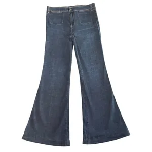 Abercrombie &‎ Fitch Signature Collection High Rise Wide Leg Flare Jeans 29x34 thumbnail 2