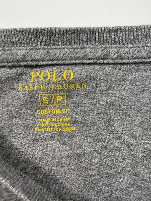 Polo by Ralph Lauren Heather Gray Long Sleeve Crew Tee thumbnail 5