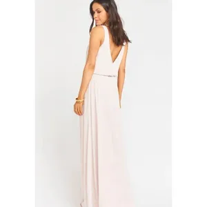 Womens Show Me Your Mumu Kendall Soft Peach Long Maxi Dress - Sz S thumbnail 3