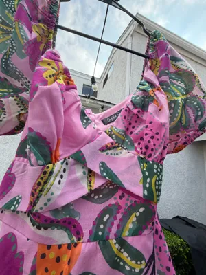 Crystal Sky Floral Mini Dress thumbnail 5