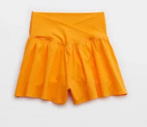 aerie crossover waist shorts thumbnail 1