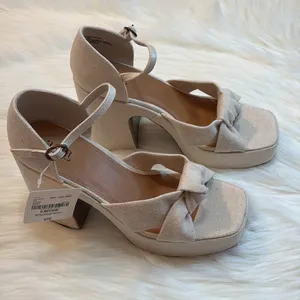 A.n.a Ivory Platform Heels thumbnail 3