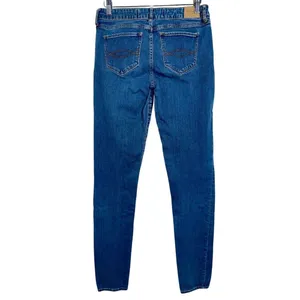 Abercrombie & Fitch The A&F Super Skinny Blue Denim Jeans Womens Size 8 Long 8L thumbnail 2