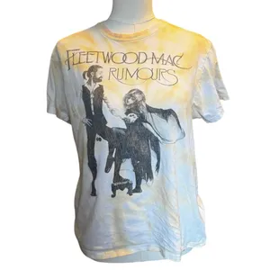Fleetwood Mac Rumours Tie-Dye Graphic Band Tee Size M Stevie Nicks Festival Rock thumbnail 2