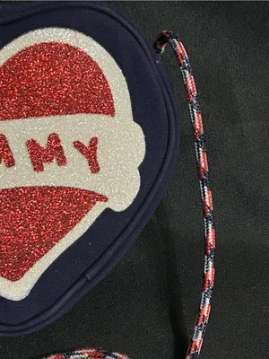 Tommy Hilfiger Heart Shaped Crossbody Navy & Red Glitter Heart Purse thumbnail 4