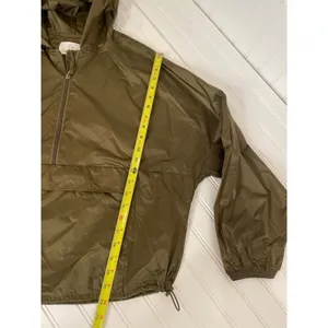 NWOT Aerie OFFLINE Green Oversized Pullover Lightweight Windbreaker Jacket S thumbnail 8