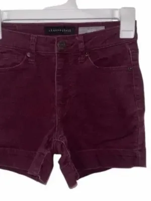 Aeropostale Maroon Midi Shorts thumbnail 1