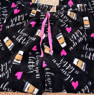 Coffee soft pajama pants Black thumbnail 2