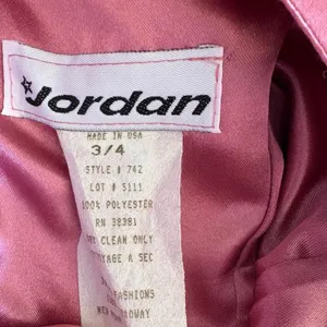 Vintage 80s Satin Gown Pink Coquette Princess Sweetheart Prom Dress Formal XS thumbnail 7
