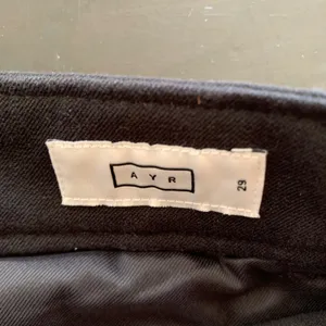 AYR The‎ Future Black Cotton Stretch Straight Leg Pants E2430 Size 29 Minimalist thumbnail 3