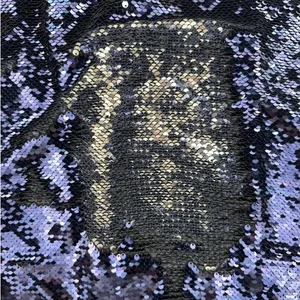Honey Punch - Sequin Changing Mini Slip Dress in Blue & Silver thumbnail 2