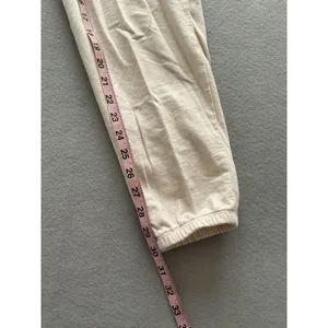 Aerie Joggers S Long Oatmeal Heather Cotton Drawstring High Waist Lounge Pants thumbnail 8