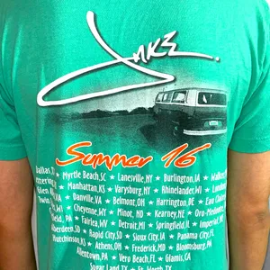 Jake Owen touring tee, green size medium thumbnail 2